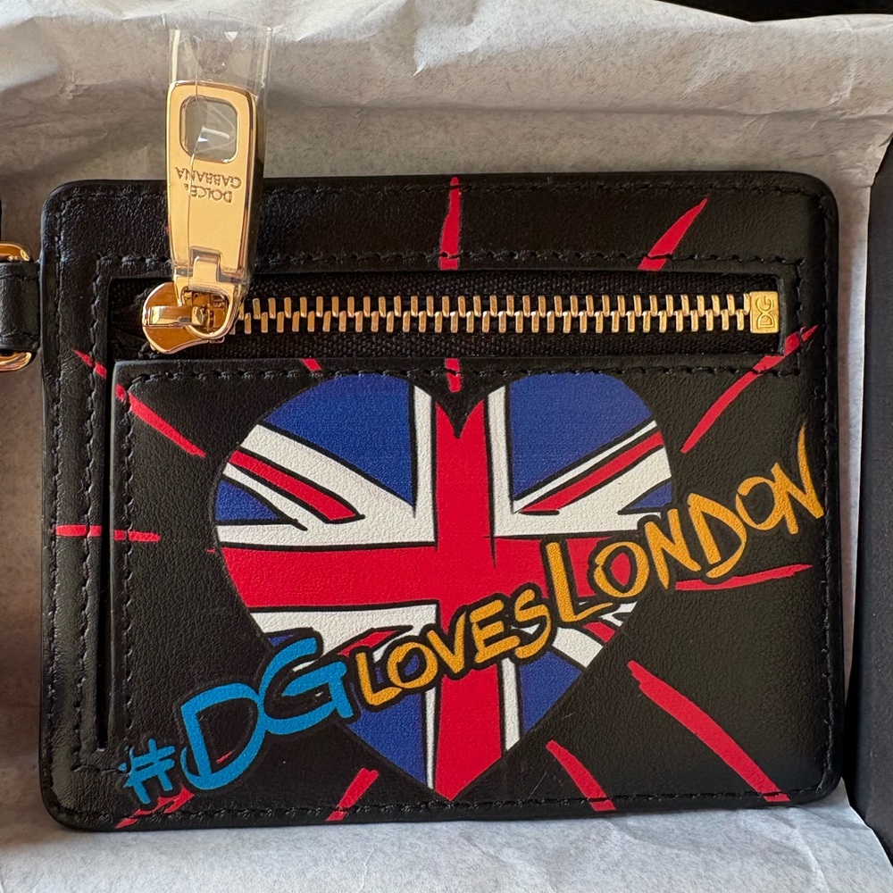 Dolce & Gabbana NWOT, Black and Red Key & Card Holder - Picture 3 of 9